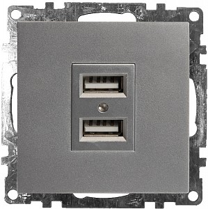 Розетка USB, без рамки Катрин 39588