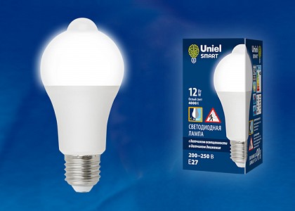 Лампа светодиодная [LED] Uniel E27 12W 4000K