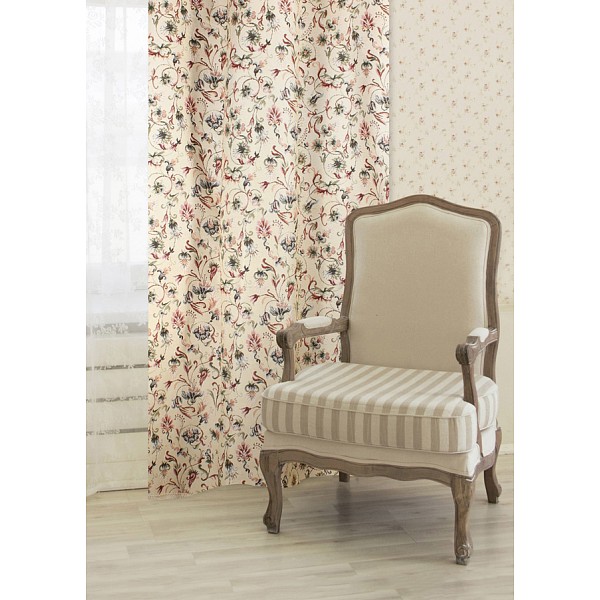 

Портьера (120x250 см) 2 шт. Fleurs anglais, Бежевый;разноцветный, Портьера (120x250 см) 2 шт. Fleurs anglais