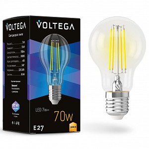 Лампа светодиодная General purpose bulb E27 7W E27 220В 7Вт 3000K 7225