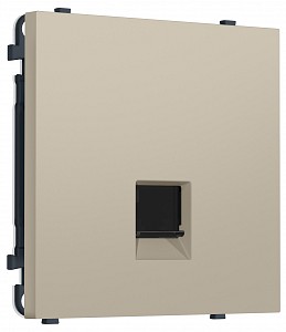 Розетка Ethernet RJ-45 и со шторками, без рамки MS MS352010
