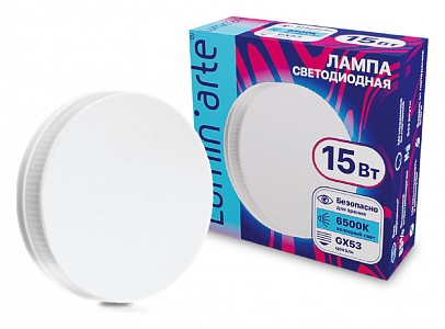 Лампа светодиодная [LED] Luminarte GX53 15W 6500K