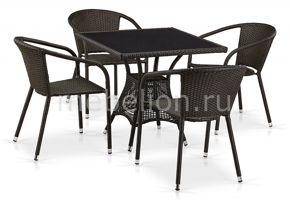 

Набор уличный T197BNS-W53/Y137C-W53 Brown 4Pcs, T197BNS-W53/Y137C-W53 Brown 4Pcs