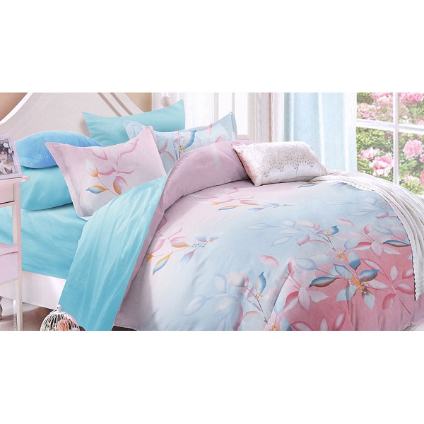 

Комплект евростандарт Ombre Fanya, Голубой;розовый, Ombre Fanya
