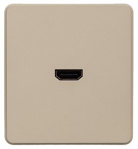Розетка HDMI без рамки ROUND KR-78-0730-7