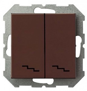 Переключатель двухклавишный без рамки EPSILON 28-139