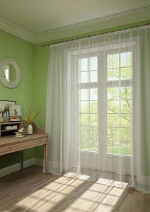 Гардина Nina 600x287 см., цвет белый