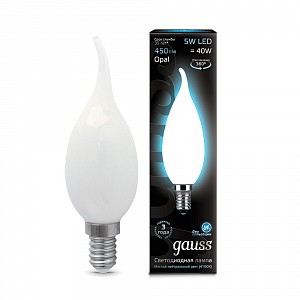 Лампа светодиодная [LED] Gauss E14 5W 4100K