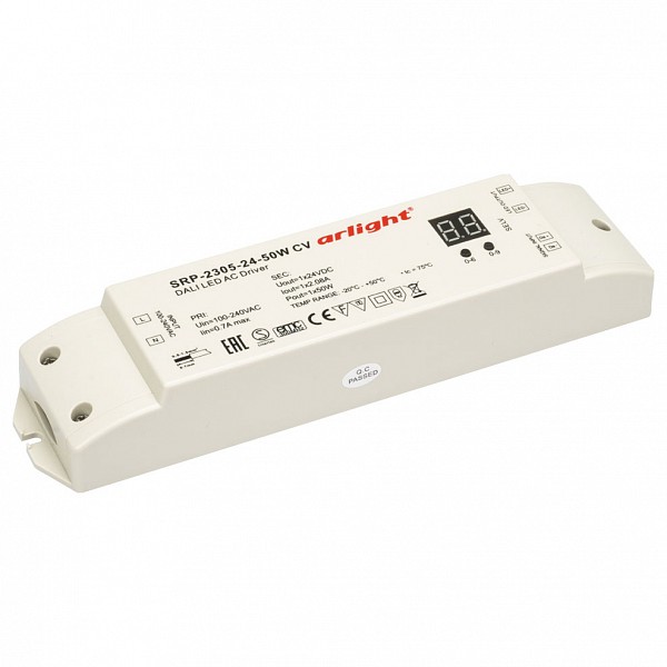 

Контроллер-диммер DALI-SRP-2305-24-50W-CV (220V, 24V, 50W), DALI-SRP-2305-24-50W-CV (220V, 24V, 50W)