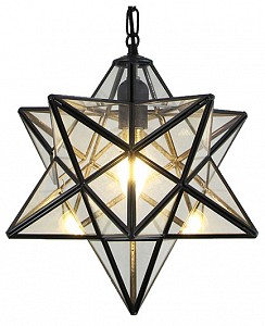 Светильник потолочный Imperiumloft Black Star Clear Glass (Китай)