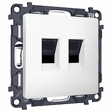 Розетка двойная Ethernet RJ-45 без рамки MA MA132110