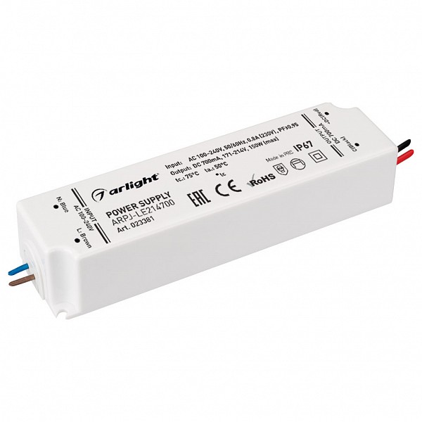 

Блок питания 171-214В 150Вт ARPJ-LE214700 (150W, 700mA, PFC), 171-214В 150Вт ARPJ-LE214700 (150W, 700mA, PFC)