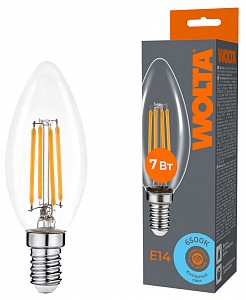 Лампа светодиодная [LED] Wolta E14 7W 6500K