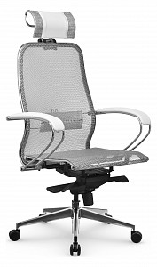Кресло S-2.041 MPES, белый, сетка, экокожа