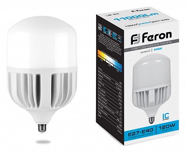 Лампа светодиодная [LED] Feron E27-E40 120W 6400K