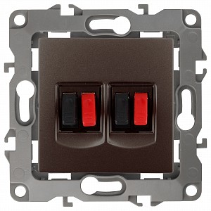 Розетка акустическая без рамки Эра 12 12-3112-13