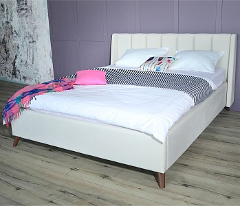 Кровать двуспальная Betsi с подъемным механизмом   коричневый