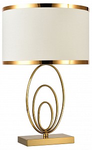 Интерьерная настольная лампа  Randolph белая E27  (Италия)