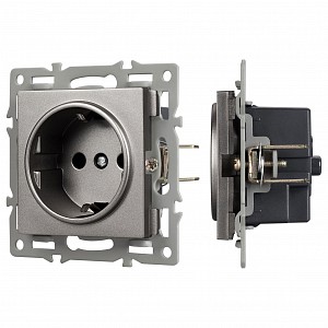 Розетка с заземлением, без рамки SCT 43732