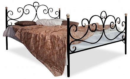 Полутораспальная кровать Флоренция  черный  