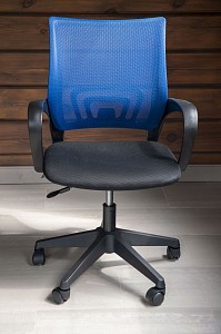 Компьютерное кресло CH-695NLT, синий, черный, текстиль, ткань-сетка