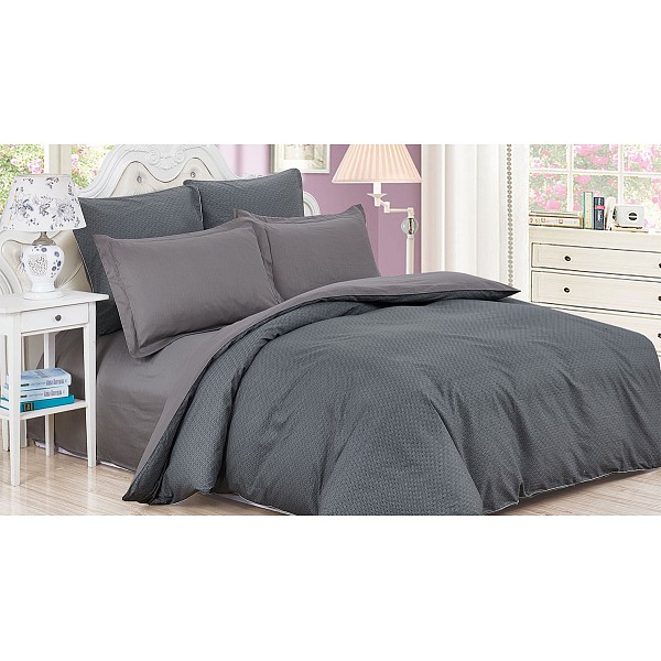 

Комплект полутораспальный Satin de' Luxe, Коричневый;темно-серый, Satin de' Luxe