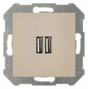 Розетка 2хUSB type A без рамки RETRO 29-117