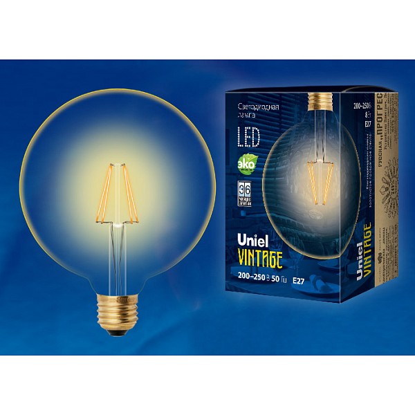 

Лампа светодиодная Golden E27 220-240В 8Вт золото LED-G125-8W/GOLDEN/E27 GLV21GO, Golden E27 220-240В 8Вт золото LED-G125-8W/GOLDEN/E27 GLV21GO
