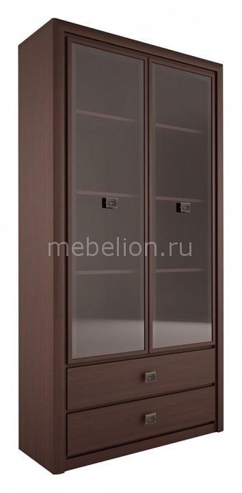 фото Шкаф-витрина Коен REG2W2S Blackredwhite