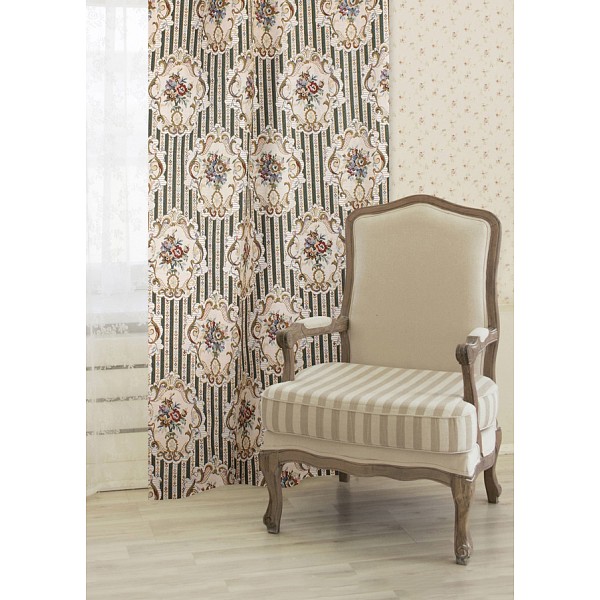 

Портьера (120x270 см) 2шт. 12 Chaises, Бежевый, Портьера (120x270 см) 2шт. 12 Chaises