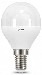Лампа светодиодная [LED] Gauss E14 9.5W 4100K