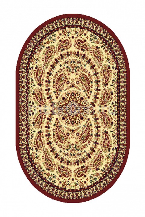 

Ковер интерьерный (80x150 см) УК-16, Бордовый;кремовый
