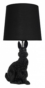 настольная лампа  Rabbit черная E27  (Испания)