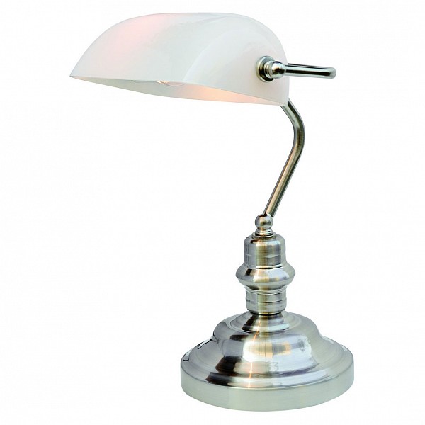 фото Настольная лампа офисная Banker A2491LT-1SS Arte lamp