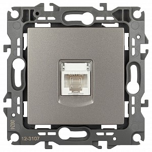 Розетка Ethernet RJ-45 без рамки Эра 12 12-3107-16