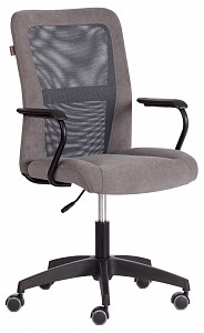Кресло офисное Staff, серый, ткань, флок