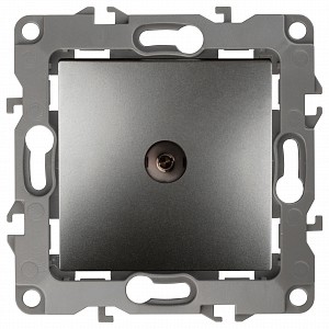 ТВ-розетка проходная без рамки Эра 12 12-3102-12 ТВ-розетка проходная без рамки Эра 12 12-3102-12