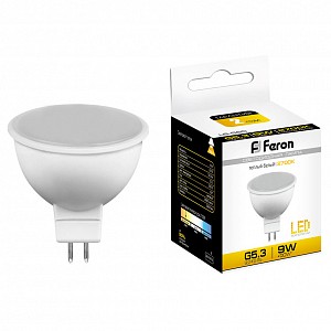 Лампа светодиодная [LED] Feron GU5.3 9W 2700K