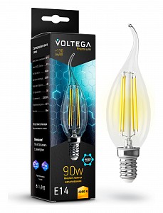 Лампа светодиодная [LED] Voltega E14 7W 2800K