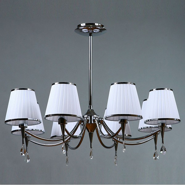 фото Люстра на штанге 1625 ma01625ca/008 chrome brizzi modern