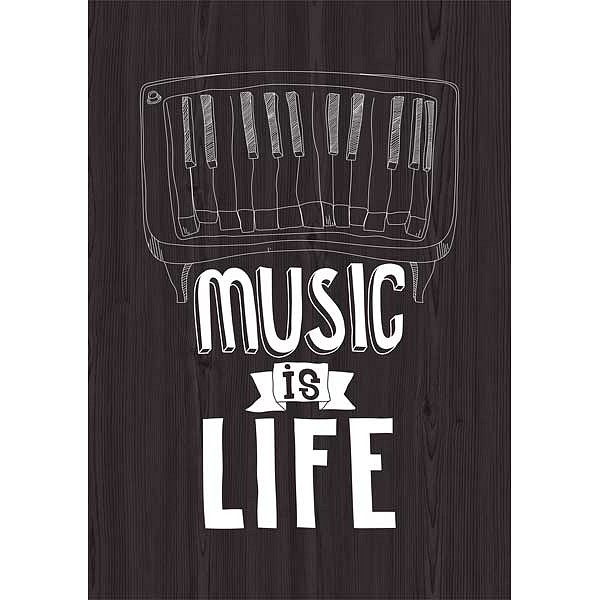 

Картина (30х40 см) Music is life ME-105-239, Коричневый, (30х40 см) Music is life ME-105-239