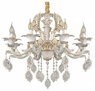 Подвесная люстра CLEOPATRA SP8 WH+GL