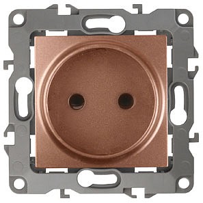 Розетка без заземления, без рамки Эра 12 12-2105-14