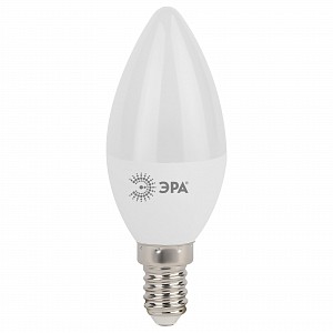 Лампа светодиодная [LED] Эра E14 9W 6000K