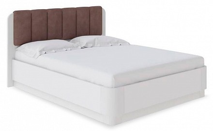 Кровать Wood Home Lite 2 с подъемным механизмом   жемчуг белый