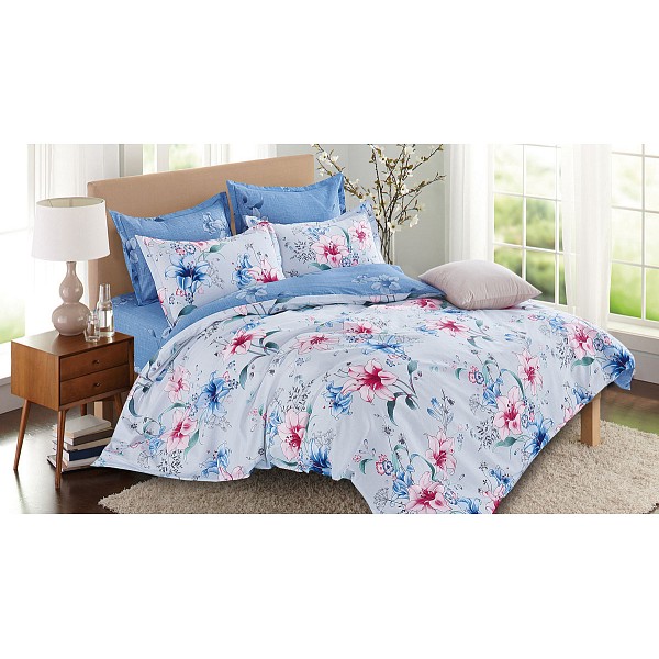 

Комплект двуспальный Pure cotton Инесса, Голубой, Pure cotton Инесса