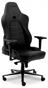 Игровое кресло DEFENDER, темно-серый, ткань LIVORNO Fabric, экокожа