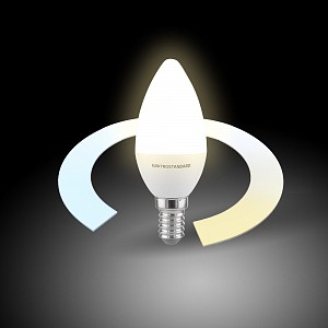 Лампа светодиодная [LED] Elektrostandard E14 5W 3300, 4200, 6500K