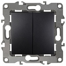 Переключатель двухклавишный без рамки Эра 12 12-1004-05