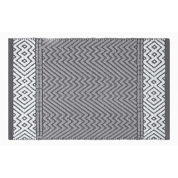

Коврик для ванной (50x80 см) Polka, Белый;серый, (50x80 см) Polka
